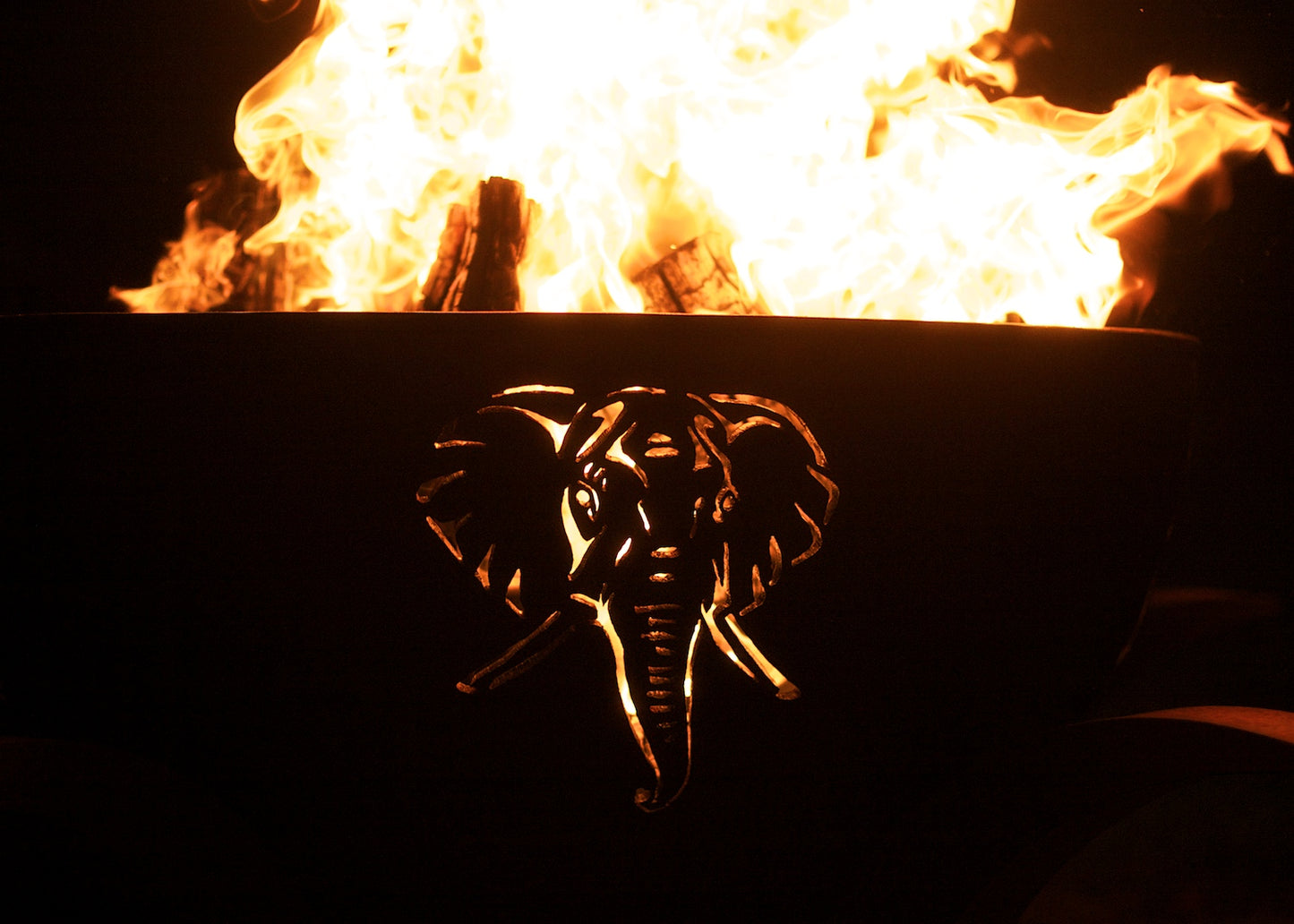 Fire Pit Art-Africa's Big 5