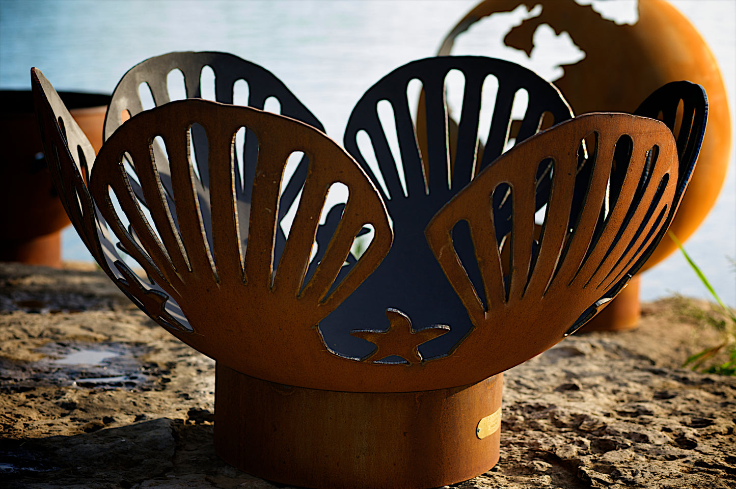 Fire Pit Art-Barefoot Beach