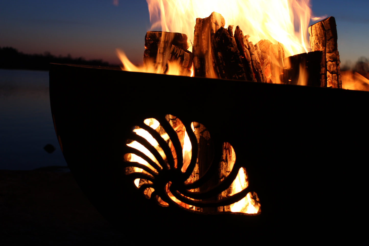 Fire Pit Art-Beachcomber