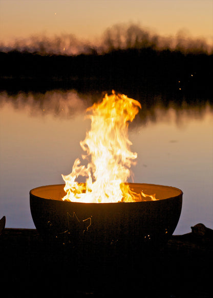 Fire Pit Art-Funky Dog
