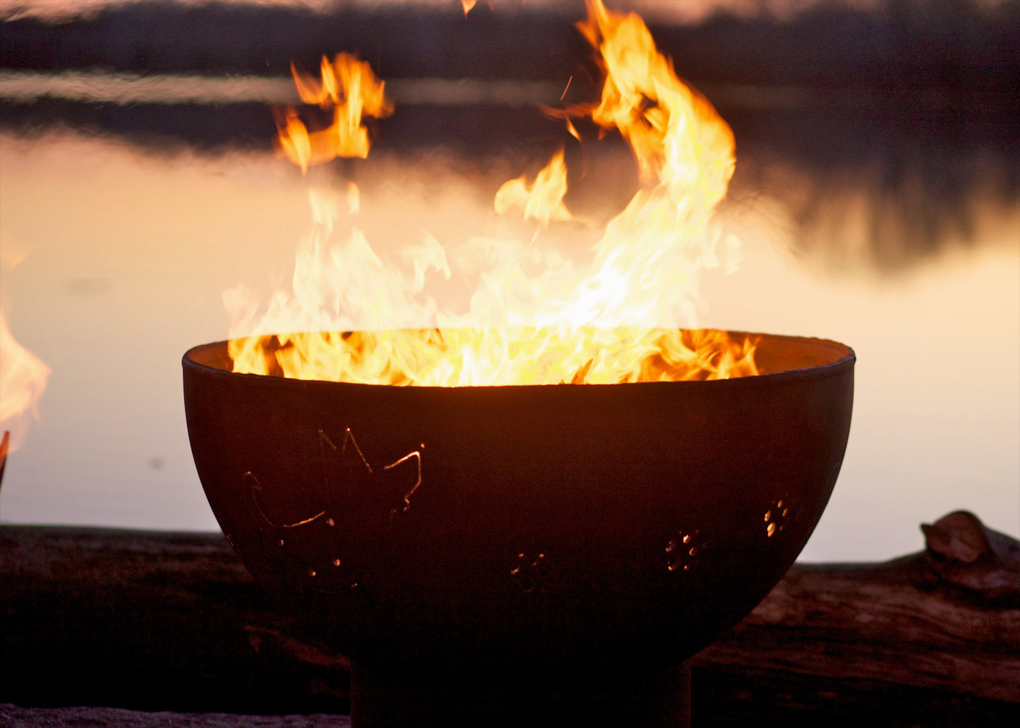Fire Pit Art-Funky Dog