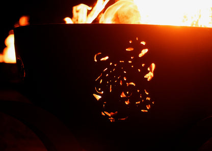 Fire Pit Art-Africa's Big 5