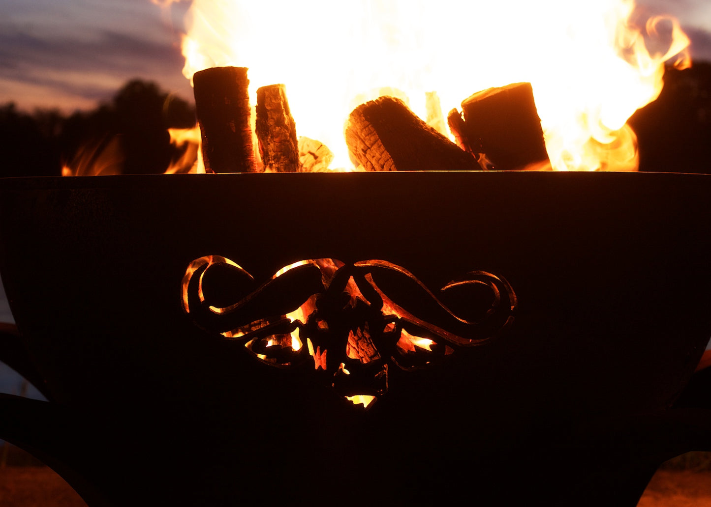 Fire Pit Art-Africa's Big 5