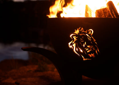 Fire Pit Art-Africa's Big 5