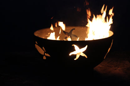 Fire Pit Art-Sea Creatures