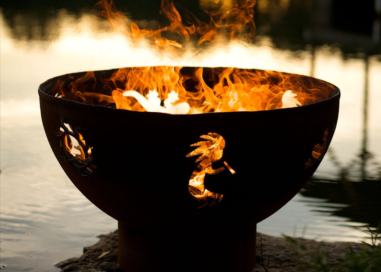 Fire Pit Art-Kokopelli