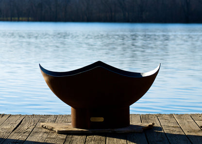 Fire Pit Art-Manta Ray