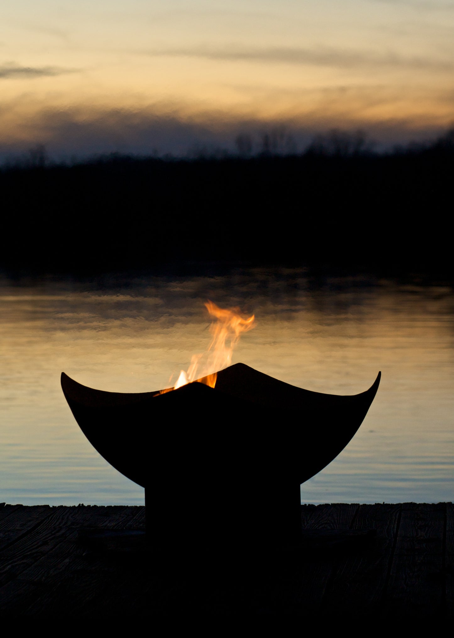 Fire Pit Art-Manta Ray