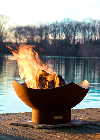 Fire Pit Art-Manta Ray