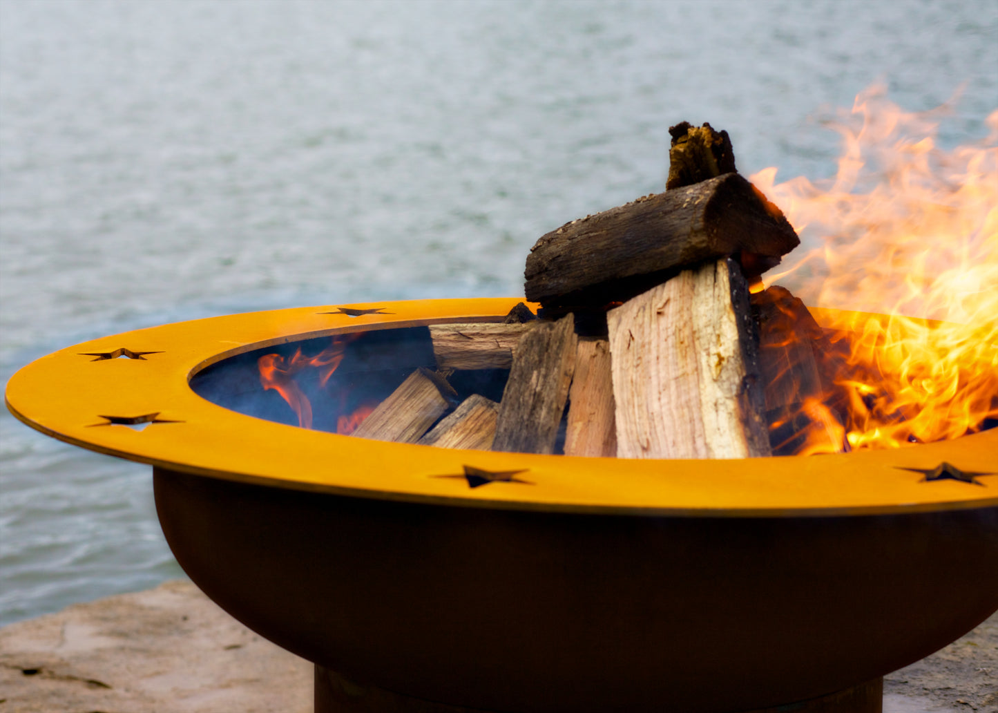 Fire Pit Art-Saturn